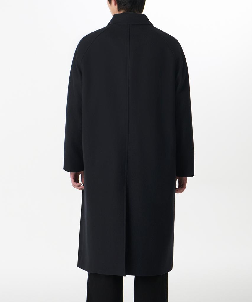 Musinsa Standard Fortex Felt Oversized Balmacaan Coat [Navy]