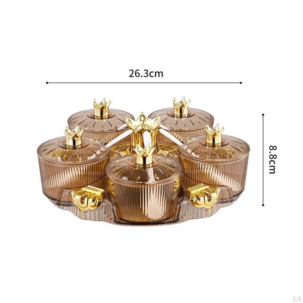 Поднос для сервировки с конфетами и орехами, держатель для сухофруктов и тарелки, поднос для закусок, роскошная коробка для приправ