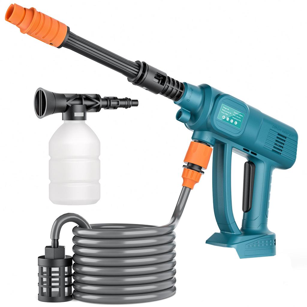 Wireless High Pressure Car Wash Washer Gun For Makita 18V Battery Car Washing Machine Adjustable Long For Home Car Cleaning Tool