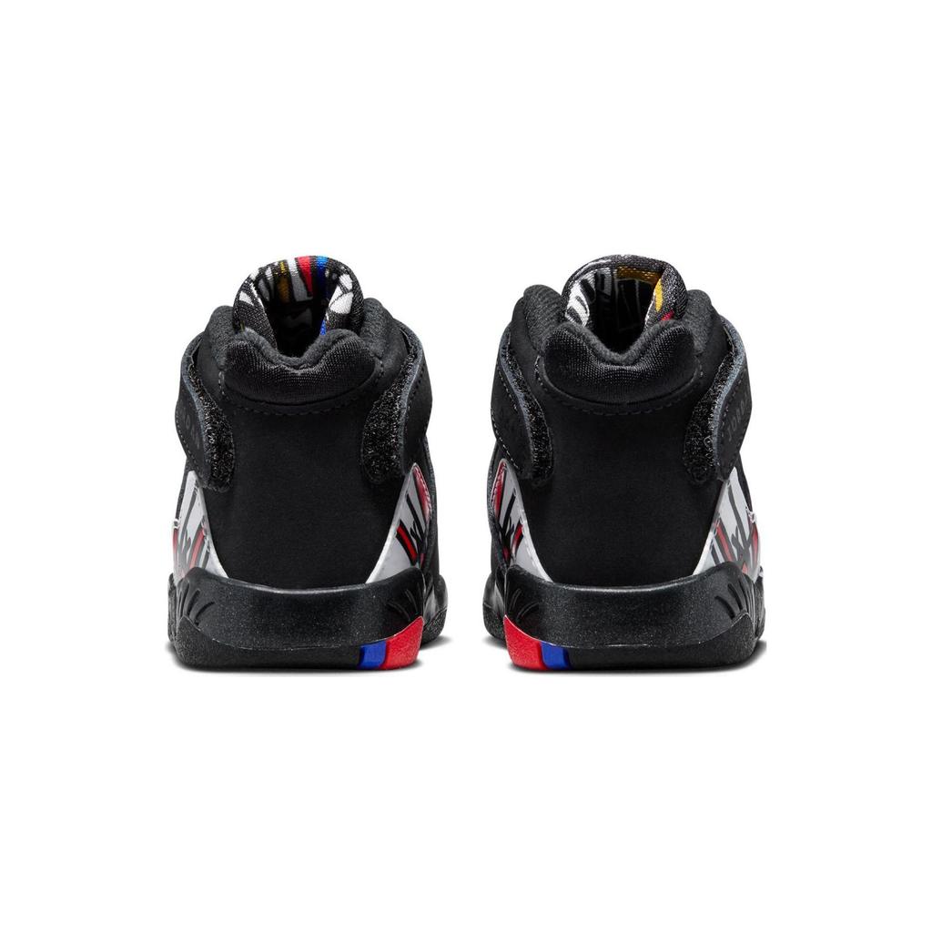 Air Jordan 8 Retro TD Playoff 2023 Baby Sneakers Black True-Red White 305360-062