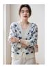 Comfortable Commuting Sweater Versatile Knitted Outerwear Cardigan Coat for Women