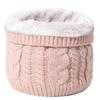 Soft Knitted Warm Scarves Plush Neck Gaiter Versatile Sport Scarf  for Women Men