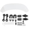 Universal Motorcycle Modified Windscreen Windshield Spoiler Air Deflector Transparent