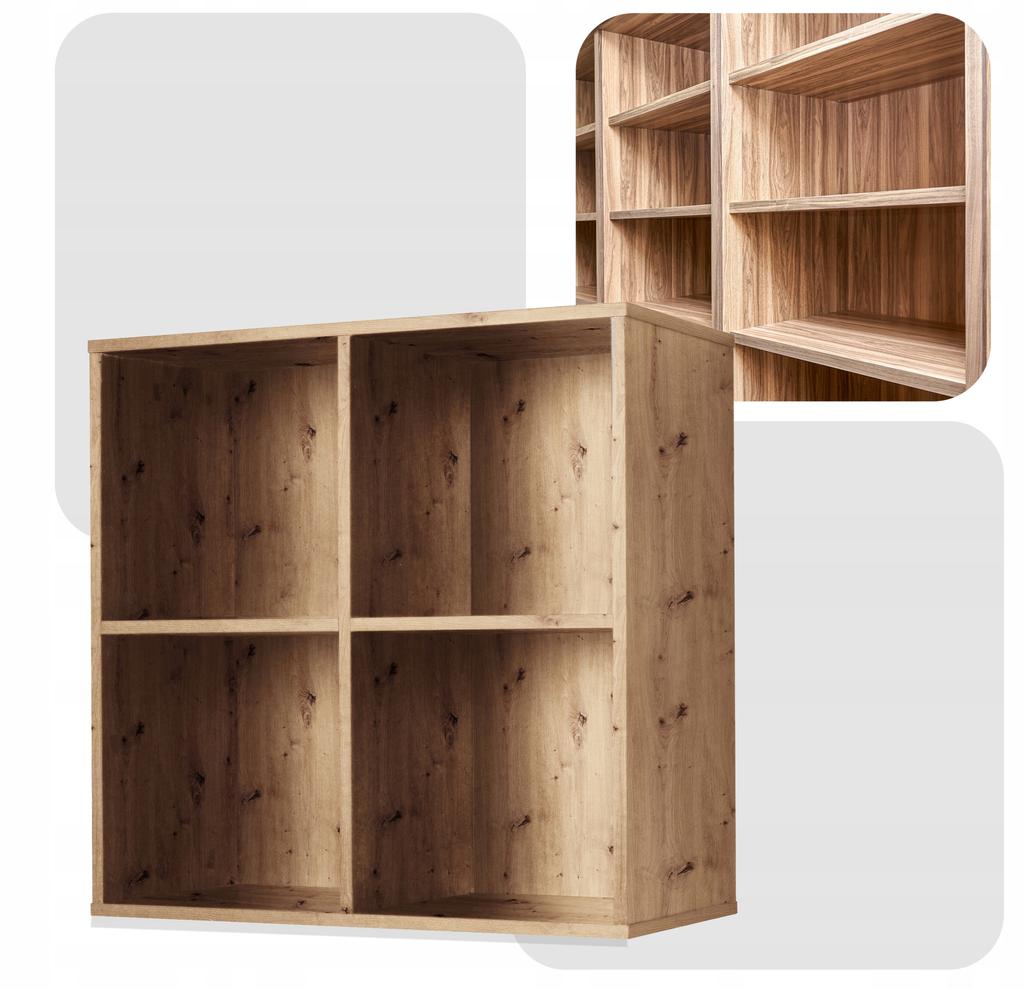 Regał półka organizer pojemnik stojak na płyty winylowe segregatory Cubo 4