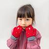Kids Winter Gloves Cute Cartoon Plush Warm Gloves Fleece-Lined Thickened Windproof Gloves for Boys Girls Outdoor Playing