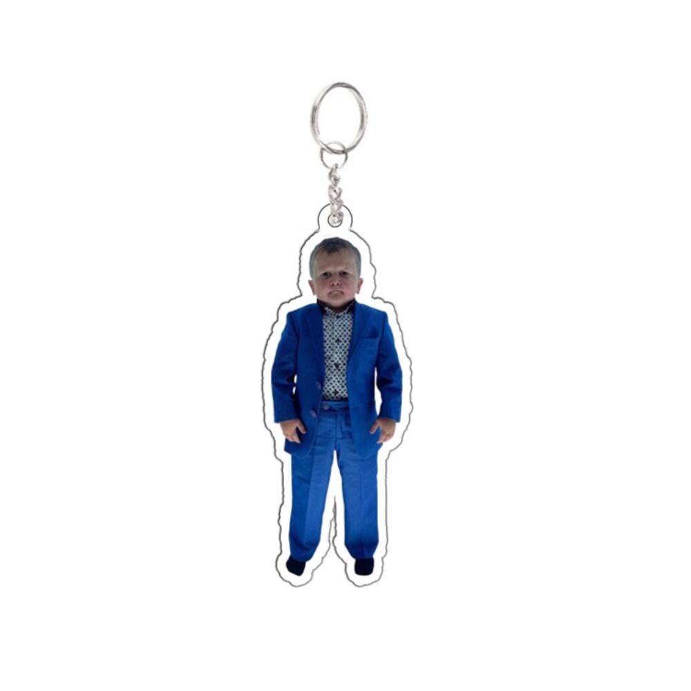 Hasbulla Hasbulla Magomedov Keychain Merchandise Meme Acrylic Keyring Women's Jewelry