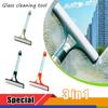 3 In 1 Spray Scrape Window Cleaning Brush Multifunctional Glass Cleaning Tools With Watering Can Car Cleaner Squeegee Wiper