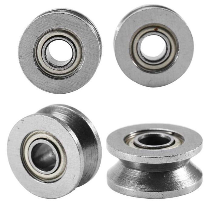 AIMOONSA Roulement à billes V624ZZ V-cannelure 4x13x6 mm double blindé (lot de 10)