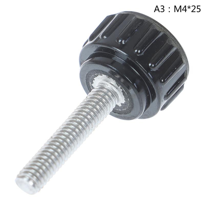 M4 M5 Нейлоновый винт с накатанной головкой и круглой пластиковой головкой, ручка с накатанной головкой, бакелит