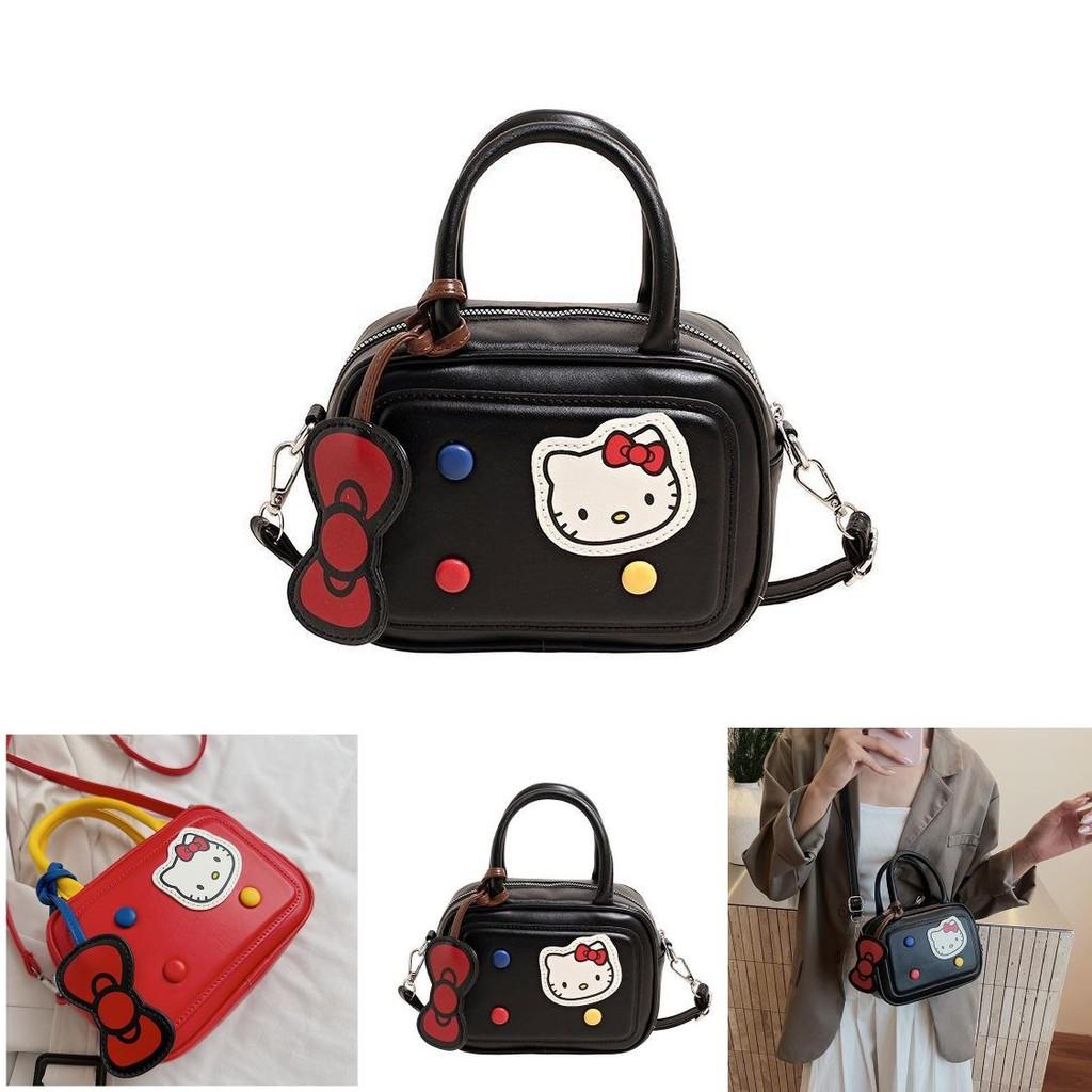 Hello Kitty Handbag Pu Material Cute Kitty Cat Crossbody With Internal Card Slot For Daily