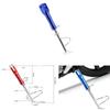 Motorcycle Motorbike Adjustable Kickstand Kick Stand Blue CNC Aluminium
