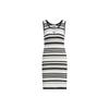 Originals Knit Dress With Striped Logo Embroidery Women Dress Black JI7046