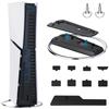 PS5 Vertical Stand 2 with All PS5 Stable and Made of Stainless Steel Alloy and ABS Composite PS5 Vertical Stand New PS5 Peripheral Stand Screws and