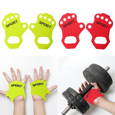 Нескользящие перчатки для тренировок по тяжелой атлетике для мужчин и женщин, защита для ладоней, перчатки для фитнеса и гантелей на пять пальцев, рукоятка для тренировок