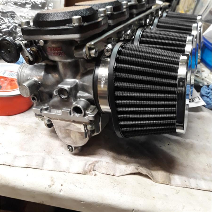 2 шт. Мотоциклетный воздушный фильтр 2,35" 60 мм Универсальный для мотоцикла, автомобиля, Впуск холодного воздуха, Высокопоточный конусный фильтр, Грибовидная головка