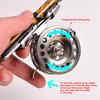 Fly Fishing Reel Right Handed Aluminum Alloy Smooth Ice Fishing Reels Fly Reels Fishing Accessories