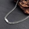 Hip Hop Luxury Necklace Bracelet, Men's and Women's Short Collarbone Chain, Simple and Cool Design, High-end Feeling
