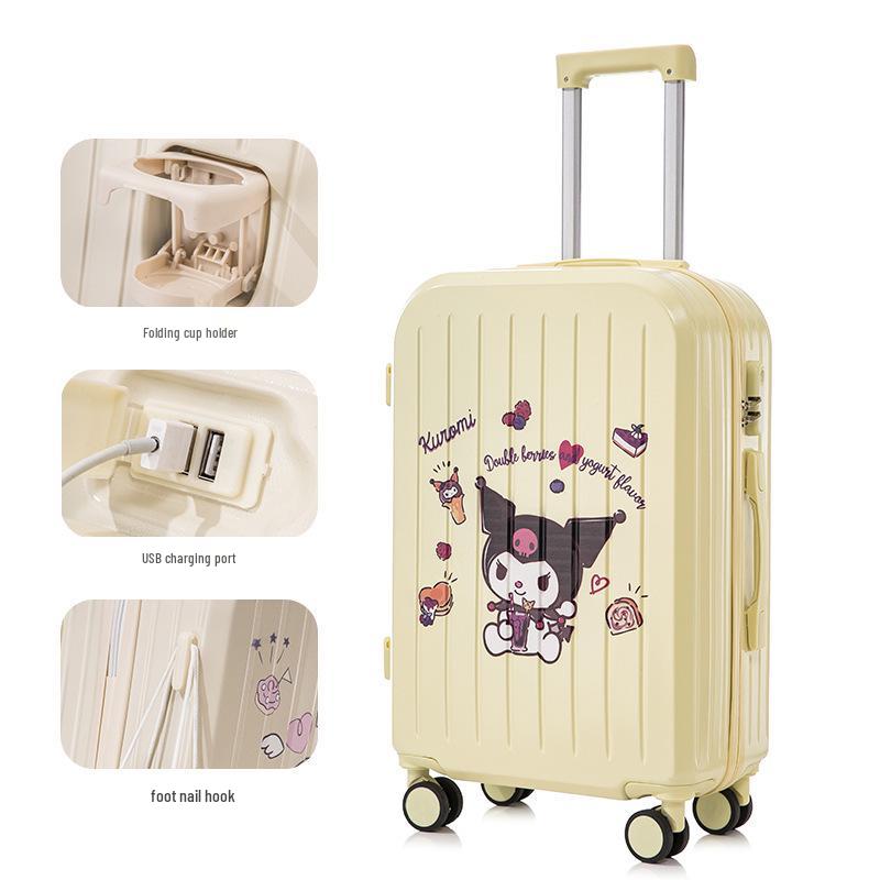 2025 New Cabin Size Luggage: Trolley Case with Combo Lock for Women, Men, and Kids