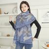 Imitation Cashmere Scarf Shawl High End and Versatile New Jacquard Scarf for Women  Winter Tassel Ethnic Style Shawl