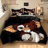 Gizmo Gremlins Pattern Bedding Quilt Set Quilt Cover Pillowcase Home Birthday Gift(1 * duvet cover + 2 * pillowcase, without core)