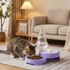 Double-layer Rotatable Gravity Water Dispenser Splash-proof Pet Drinking Fountain  Travel Carrying