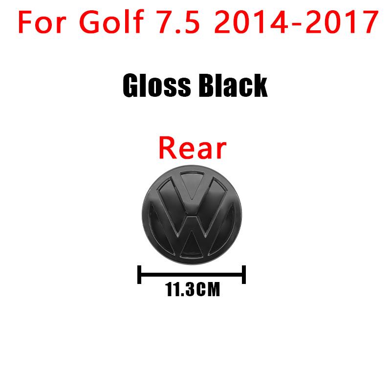 YKPSC1 1Pcs VW 3D Car Cover Front Grille Badge Rear Trunk Emblem Decals Accessories For Volkswagen Golf 7 7.5 MK7 MK7.5 GTI R Rline GTD