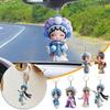 2D Flat Acrylic Pendant Rearview Mirror Decoration with Lanyard