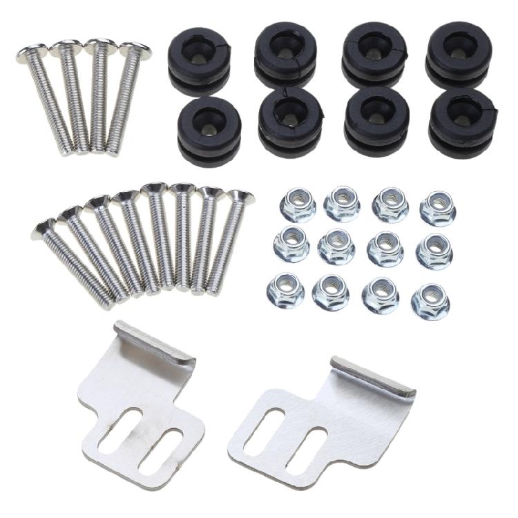 Motorbike Frame Mount Bracket Accessory Motorcycle Side Luggage Case Fasteners