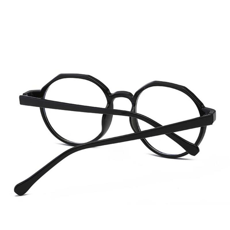 Ретро круглая оптика, очки для женщин и мужчин, модные прозрачные зеркальные линзы для близорукости, очки для близорукости 0 -0,5 -1,0 -1,5 до -6,0