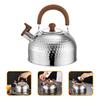 Stainless Steel Kettle Large Capacity Whistling Stovetop Tea Water Boiler Automatic Home Decor Teapot 304