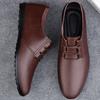 Весенне-осенние кожаные оксфорды, деловая мужская обувь для ходьбы, мягкая повседневная обувь ручной работы, удобная формальная обувь для платья, кроссовки