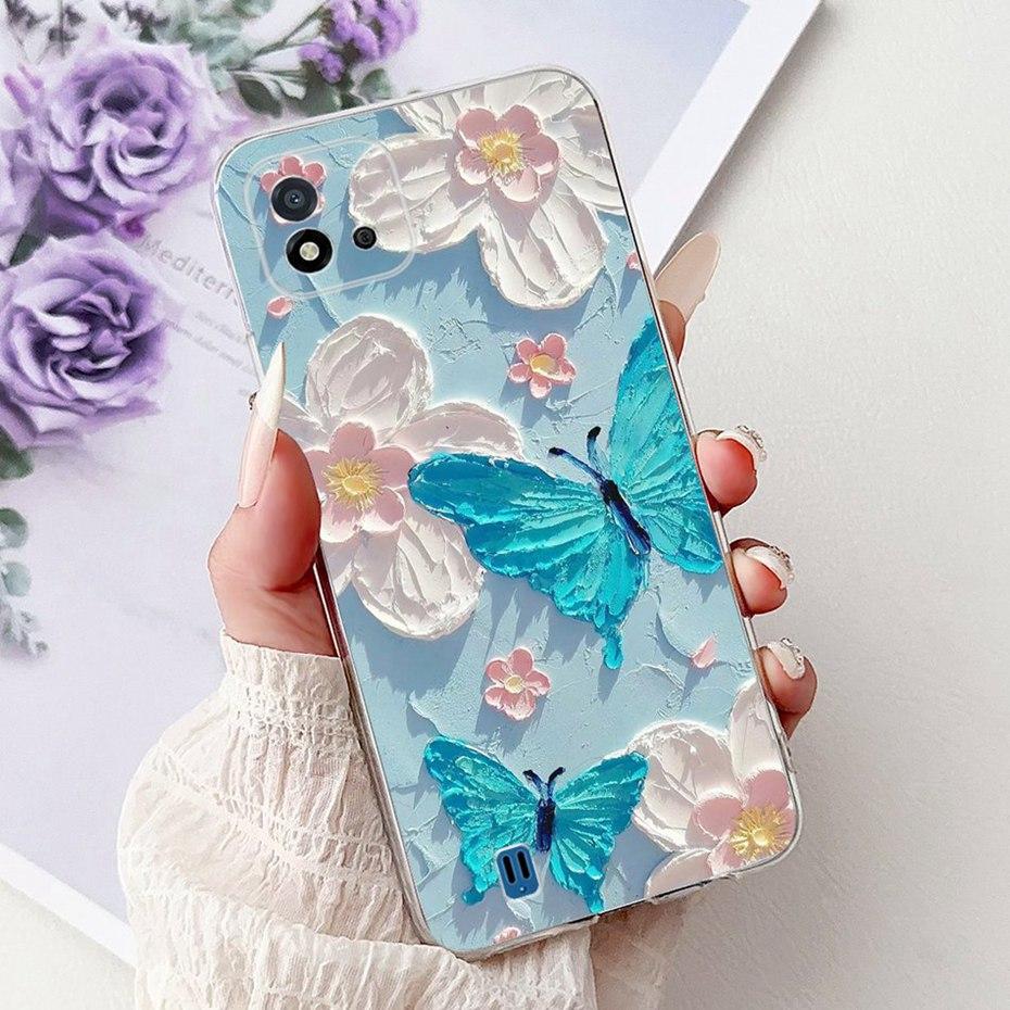 Cute Cartoon Case For Realme C11 (2021) Soft Silicone TPU Back Cover For Realme C11 2021 RMX3231 Phone Cases