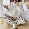 Фланелевая пижама с изображением животных из мультфильмов, женская осенне-зимняя флисовая теплая одежда из кораллового флиса