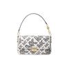 Сумка Bradshaw Monogram Color Block с французским клапаном, принтом логотипа, из кожи, под мышку, Багет, Сумка на плечо, Маленькие женские сумки 30T1G2BL0B-012
