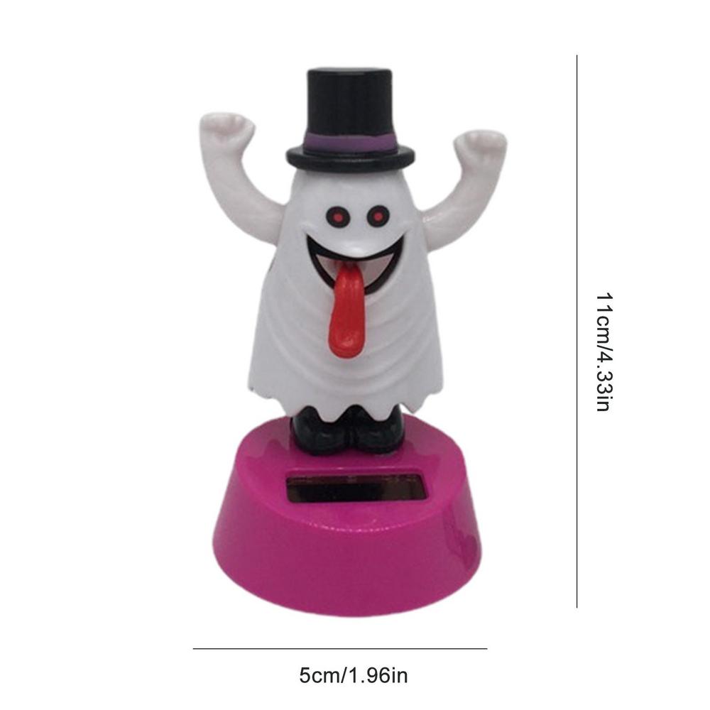 Cool Car Dashboard Decoration Pendants Halloween Solar Innovative Swing Doll Ornament Creative Styling Auto Interior Accessory