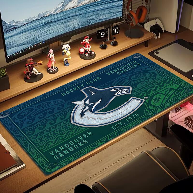 VANCOUVER CANUCKS Color Mouse Pad Large Gaming Table Cushion Non-slip Laptop Tablet Big Mousepad XXL Mat Mini PC Playmat With Lock edge