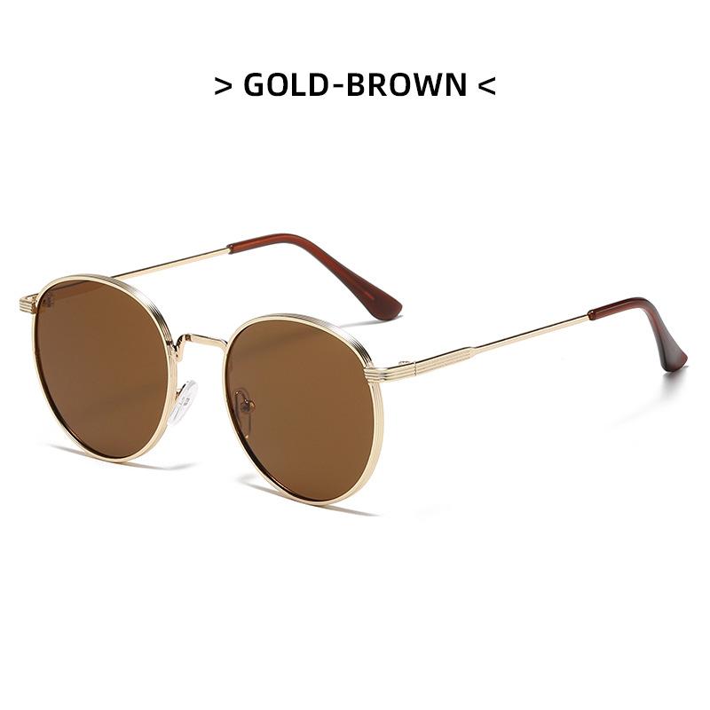 Модные женские и мужские металлические очки, солнцезащитные очки, индивидуальные овальные новые ювелирные аксессуары в форме океана