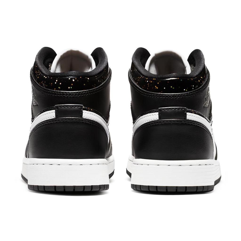 Jordan 1 Mid Black Speckle GS AV5174-001