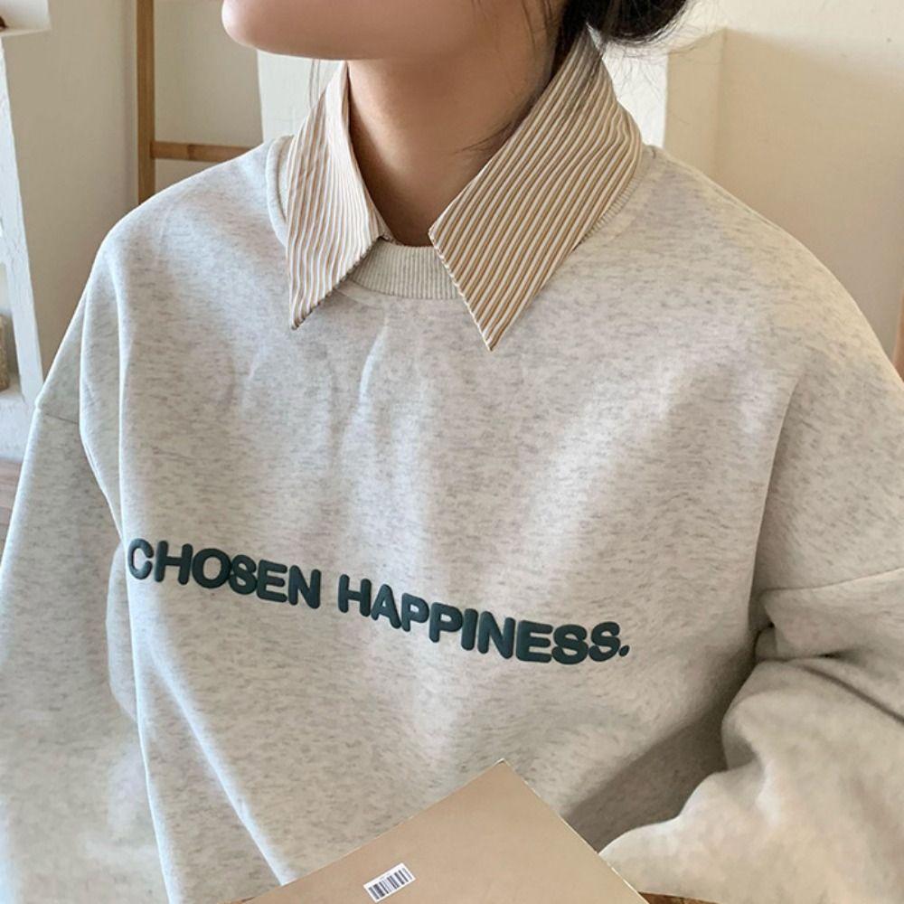 Plaid Blouse False Neckwear Comfortable Women's Detachable Collar Women/Girls