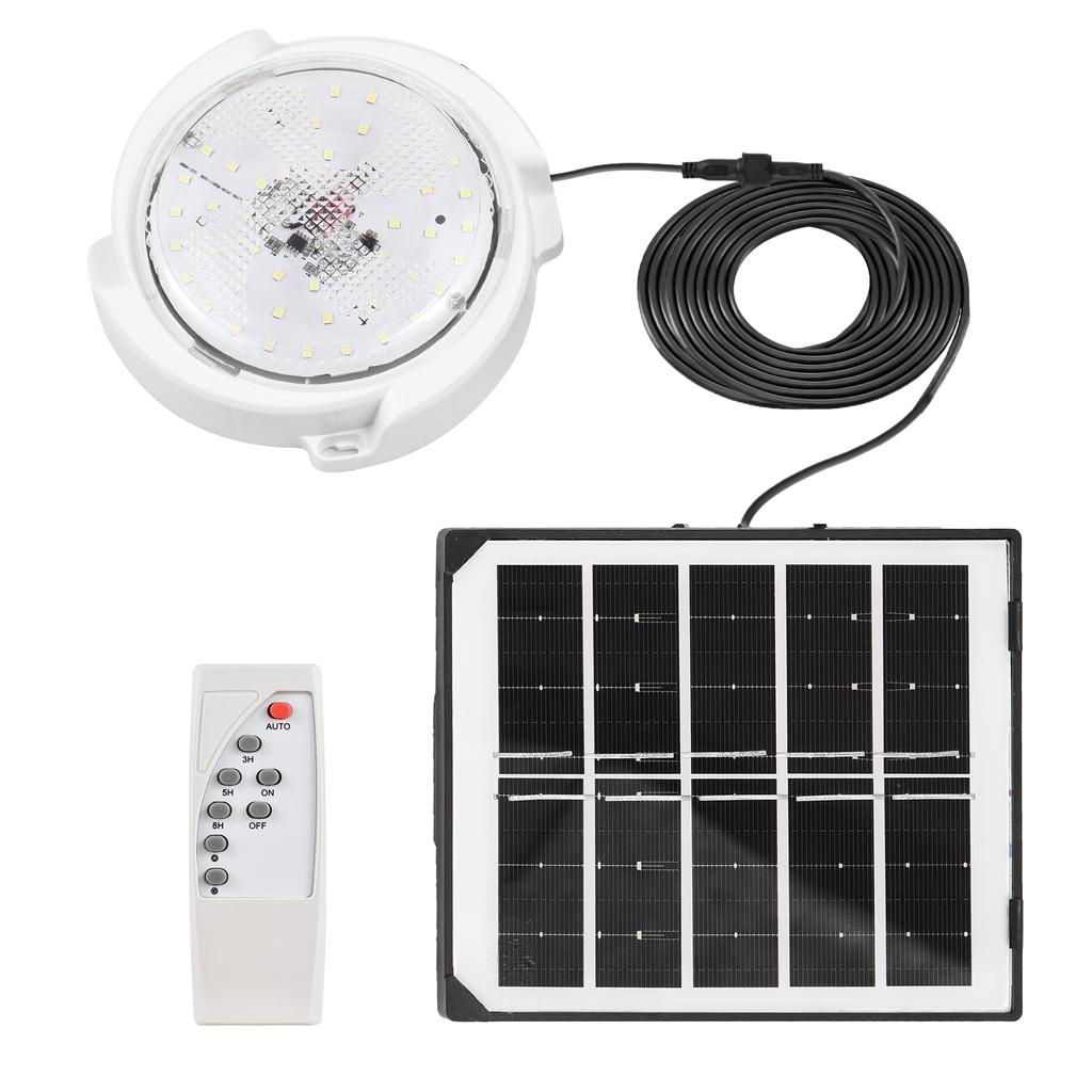45W Solar Lights Indoor&Outdoor Home Solar Shed Lamp 50 LED with Dimmable Remote Control Solar LED
