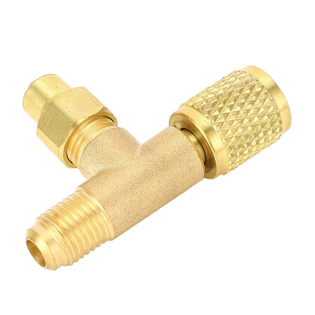 Инструменты для ремонта линий кондиционирования воздуха Заправочный клапан хладагента Выпускной клапан 1 4 SAE 7 16 20 UNF для R22 R12 Воздух