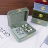 Necklace Storage Box Scratch Resistant Velvet Jewelry Box Flocking Storage Case  Ring Earrings Holder For Jewelry Travel