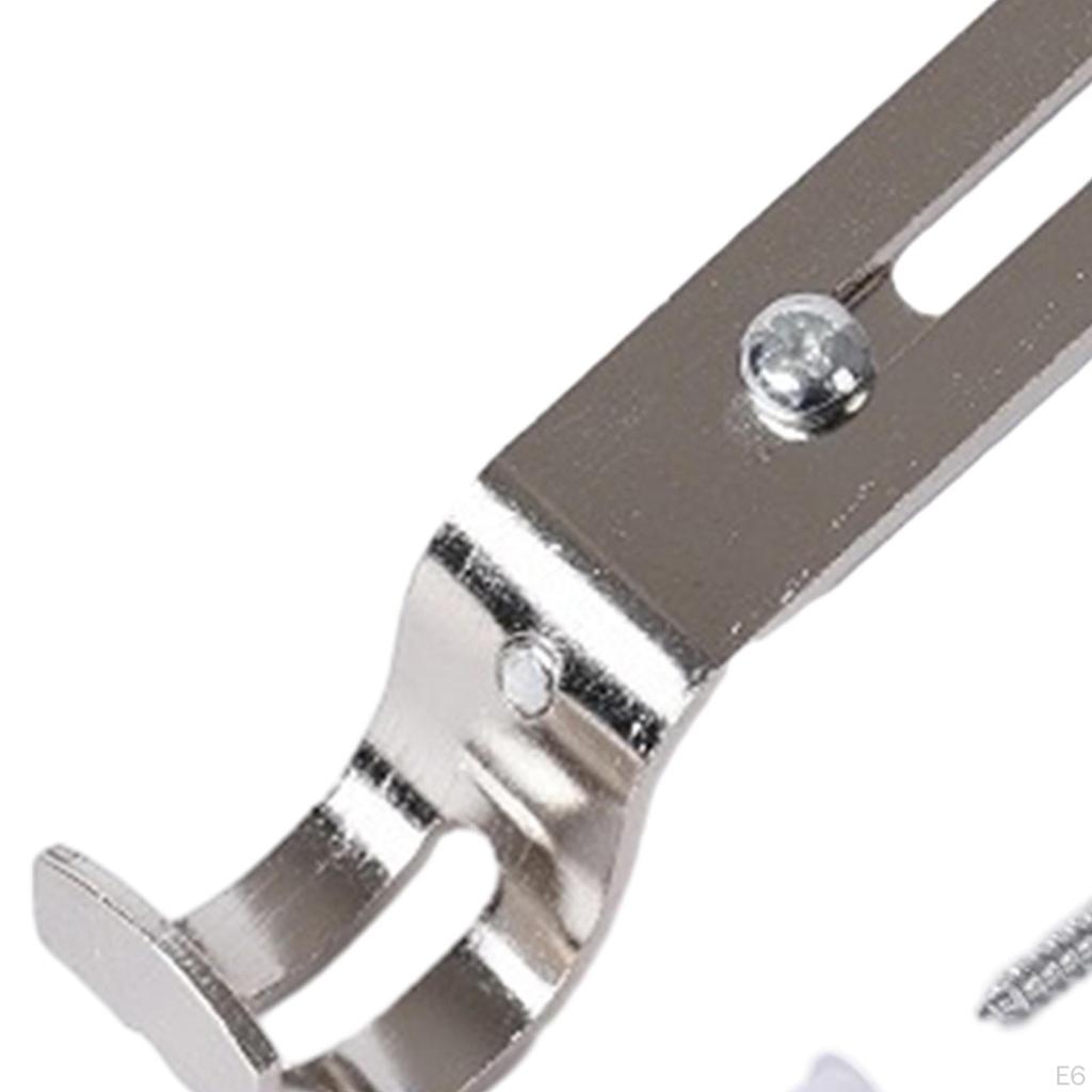 Регулируемый металлический держатель карнизного карниза на 1 дюйм с установкой