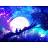 Full Round Drill 5D DIY Diamond Embroidery Moon Lovers Diamond Painting Cross Stitch Rhinestone