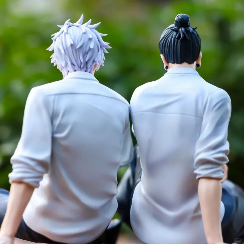 НОВИНКА В НАЛИЧИИ Jujutsu Kaisen 10см Годжо Сатору Гето Сугуру Фигурка Действия ПВХ Кавайные Игрушки Куклы Аниме Подарок на День Рождения