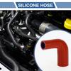 X AUTOHAUX 1 комплект 25мм/0,98"-35мм/1,38" ID 90мм/3,54" Длина 90° Шланг Универсальный с Красным Синим Автомобильный Силиконовый Шланг Хомут