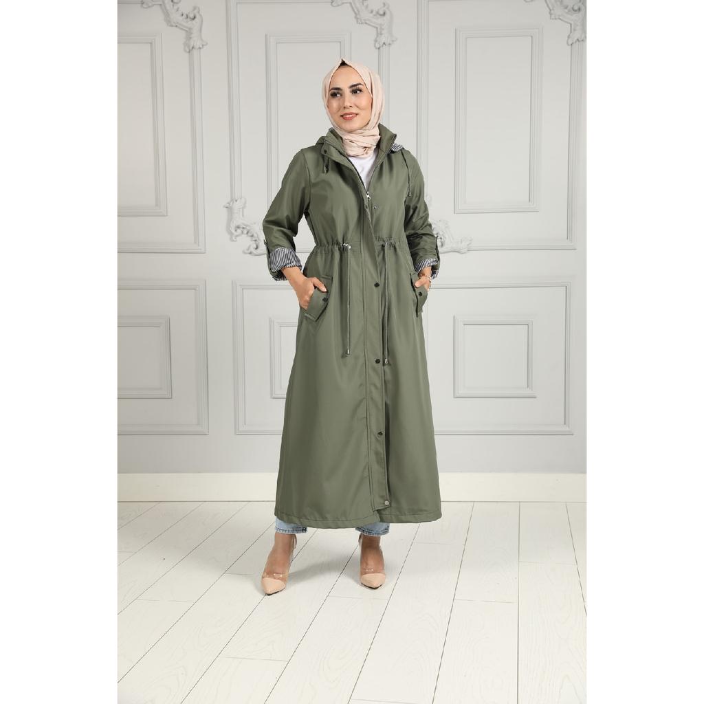 Женский тренч в полный рост