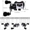 Baitcasting Reel 18+1 Ball Bearing Magnetic Brakes Fishing Reel Left/right Hand Bait Casting Reels