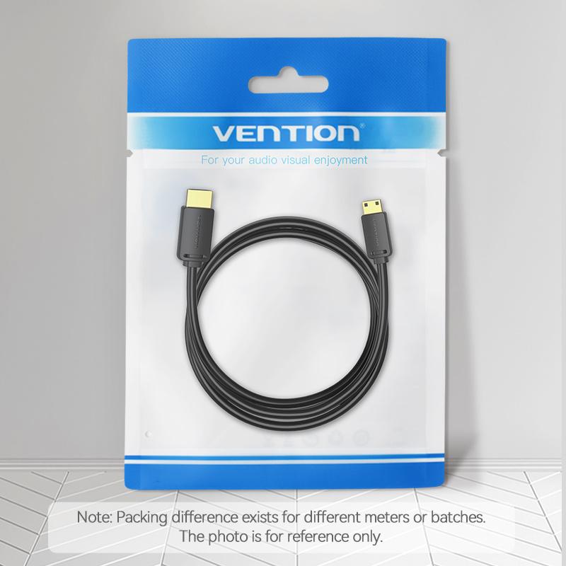 Кабель Vention Mini HDMI-HDMI 4K Mini HDMI Шнур «папа-папа» для камеры Sony GoPro, телефона, планшета, проектора HDTV 1 м, 1,5 м, 2 м, 3 м, кабель HDMI