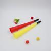 Bright Plastic Vuvuzelas Horns Pack Of 4pcs Assorted Noise Making Horns For Outdoor Event And Crowd Cheering
